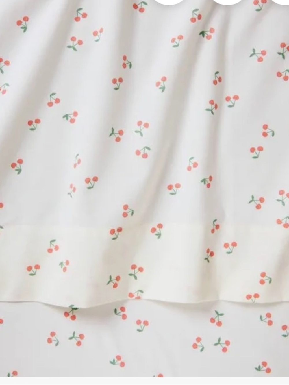 cloud island Toddler Bedding Set in White and Cream with Soft Pink Accents - Picture 3 of 10